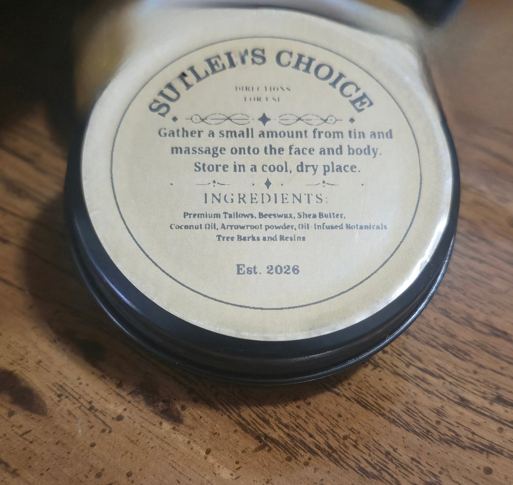 Sutler's Choice: Soothing Face and Body Butter